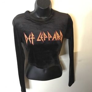 Def Leppard crop top.
